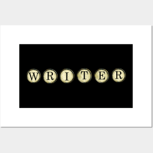 Writer - typewriter keys - a statement piece for writers Posters and Art